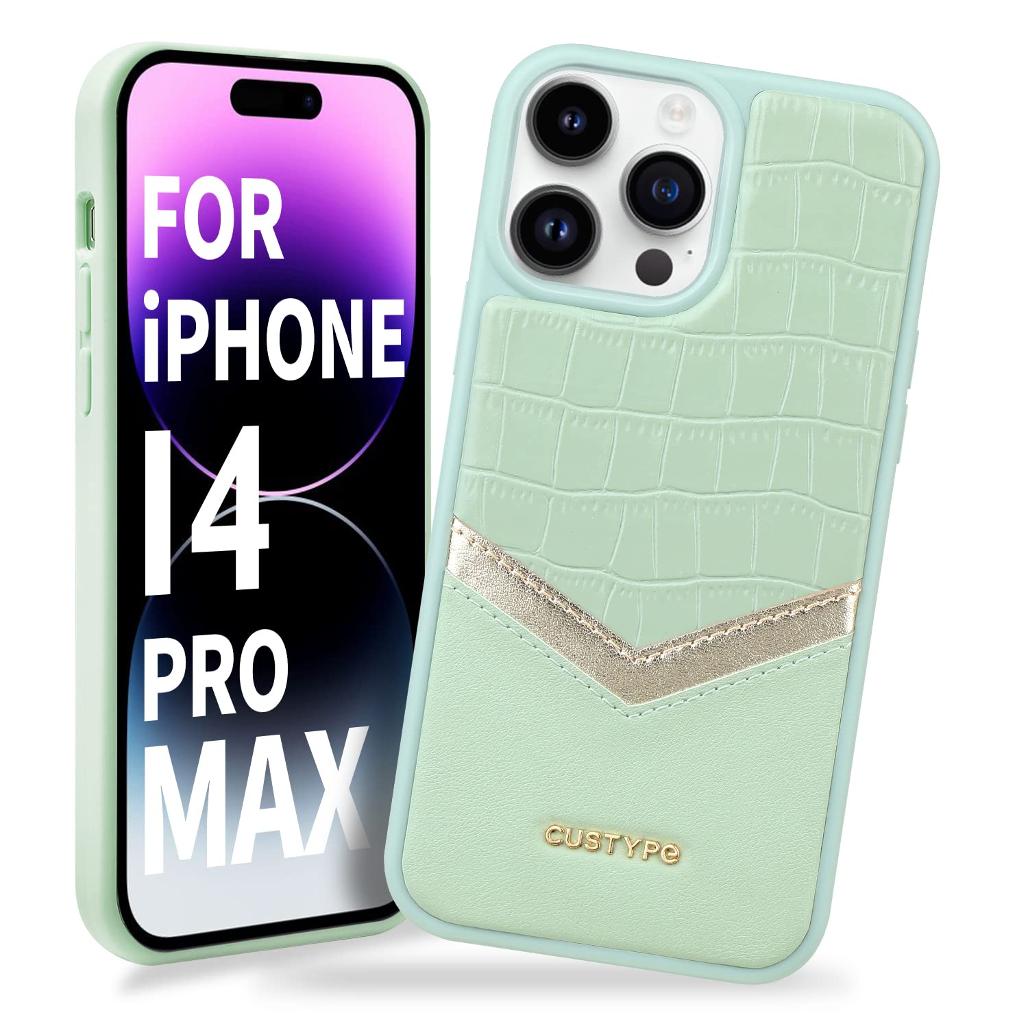 Amazon.com: CUSTYPE Compatible with iPhone 14 Pro Max Case for