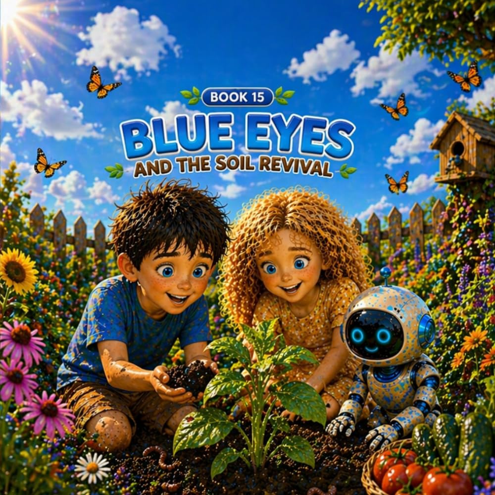 Blue Eyes and the Soil Revival: A Smart Farming Adventure for Kids
