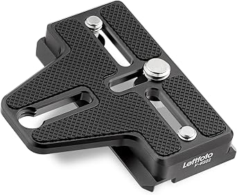 Leftfoto Extended Camera Quick Release Plate Base for DJI RS2/RSC2/RS3/RS3-PRO/RS3 RS 4/ RS 4 Pro Cimbal,Arca-Type Standard,with 1/4" 3/8" Screws Iengthening Version