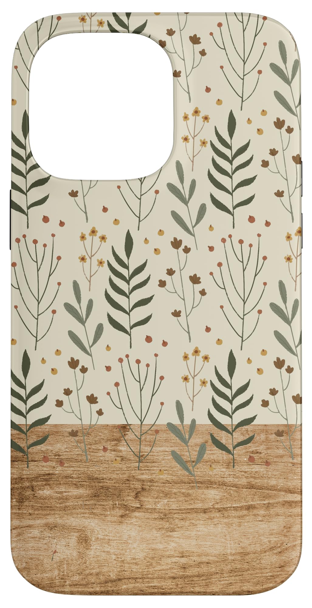 iPhone 14 Pro Max Boho Botanical Floral Pattern Flower Power Wildflowers Gift Case
