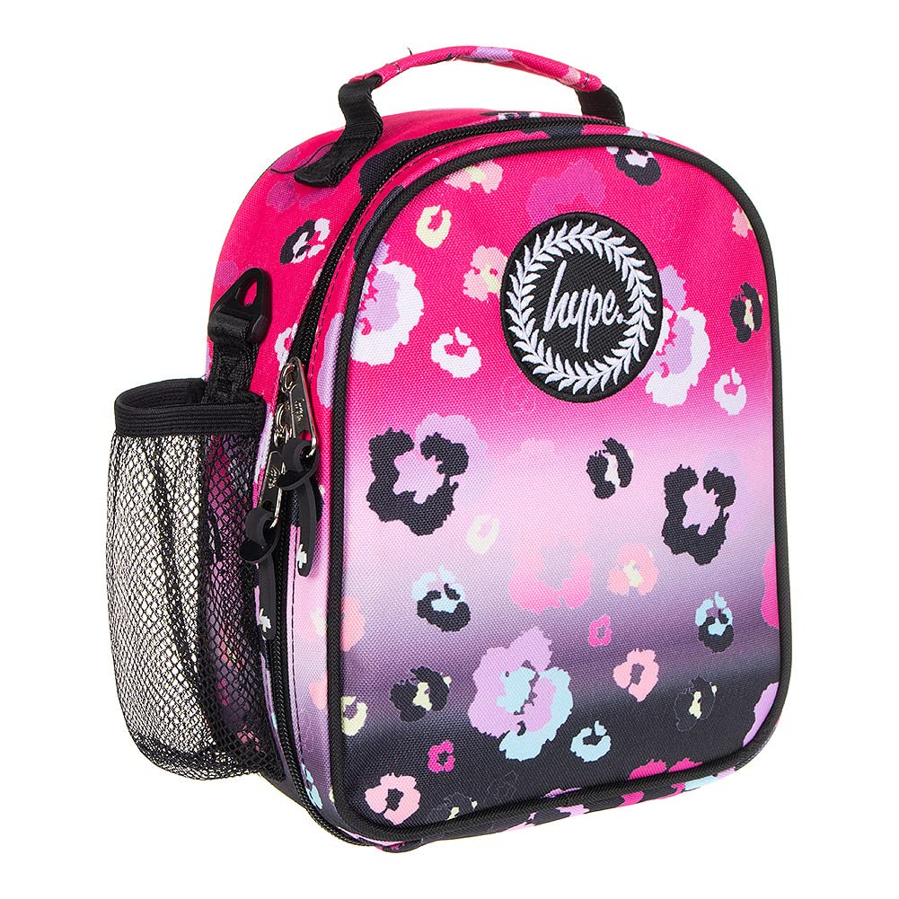 hype Black & Pink Gradient Leopard Maxi Lunchbox