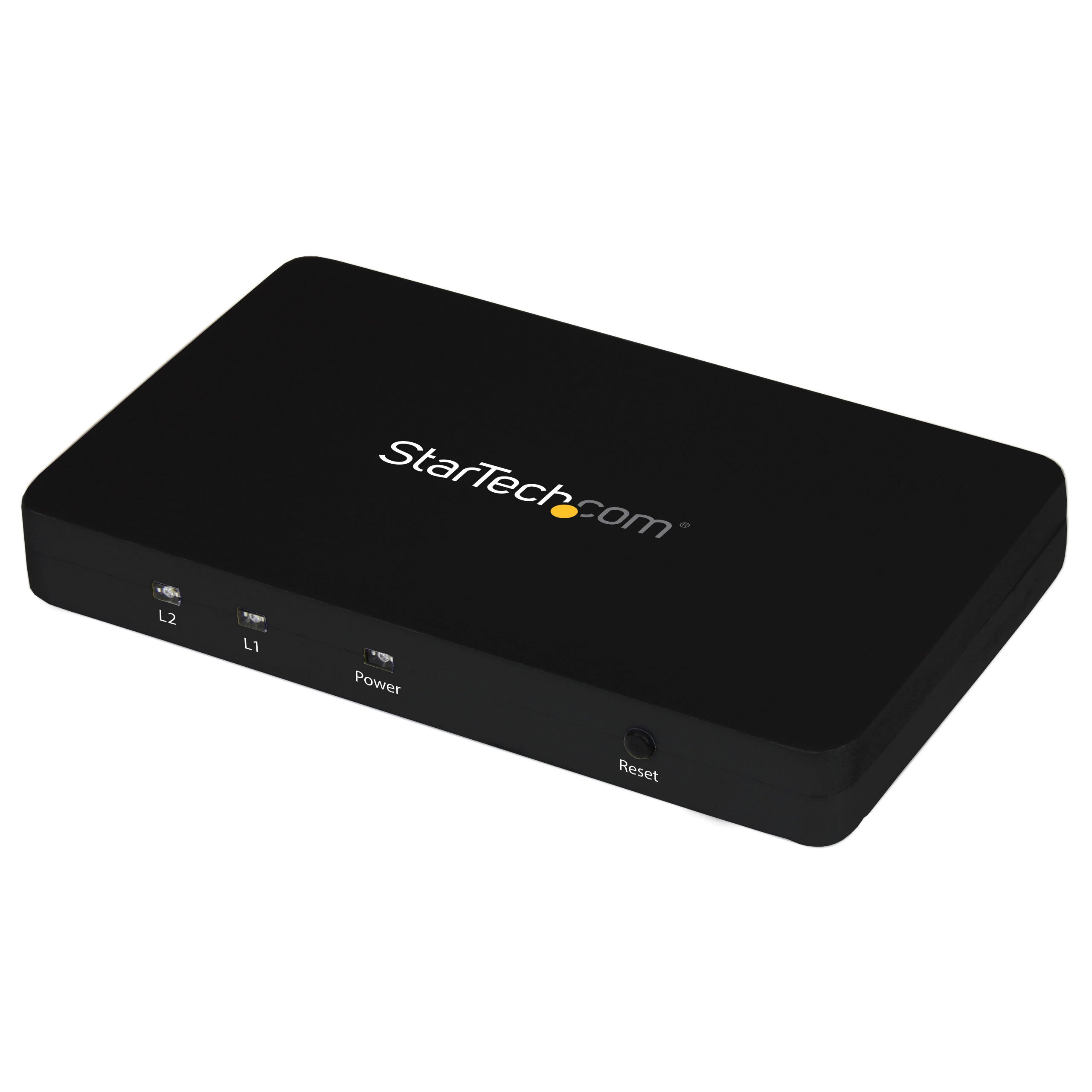 StarTech Splitter HDMI, 1 a 2, 4K 30Hz, Audio 7.1, Alluminio (ST122HD4K) | Sdoppiatore video 1 ingresso 2 uscite, 2 porte di uscita, Multi porta HDMI