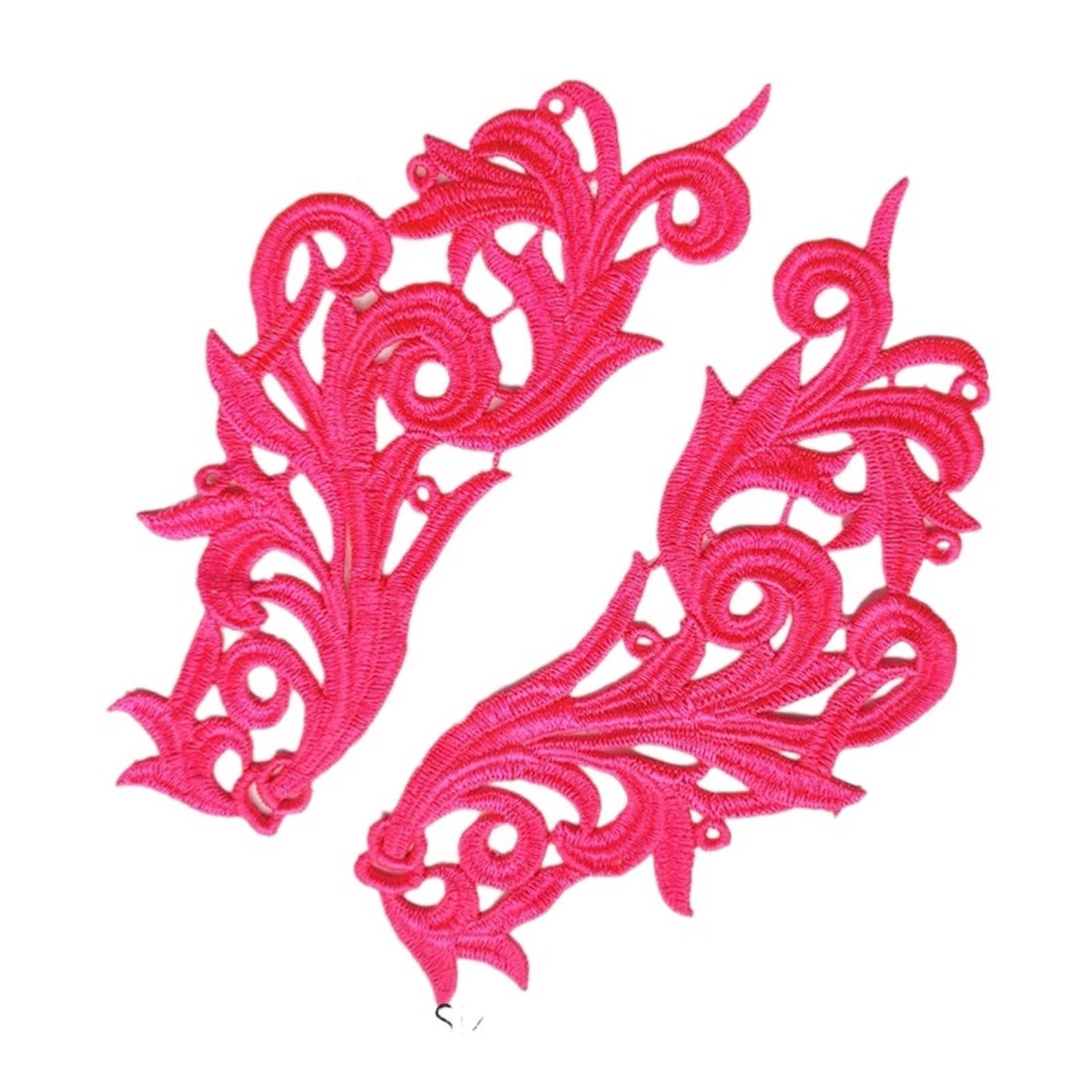 Appliques de dentelle 3D brodées DA104 motif relief pour couture tutu