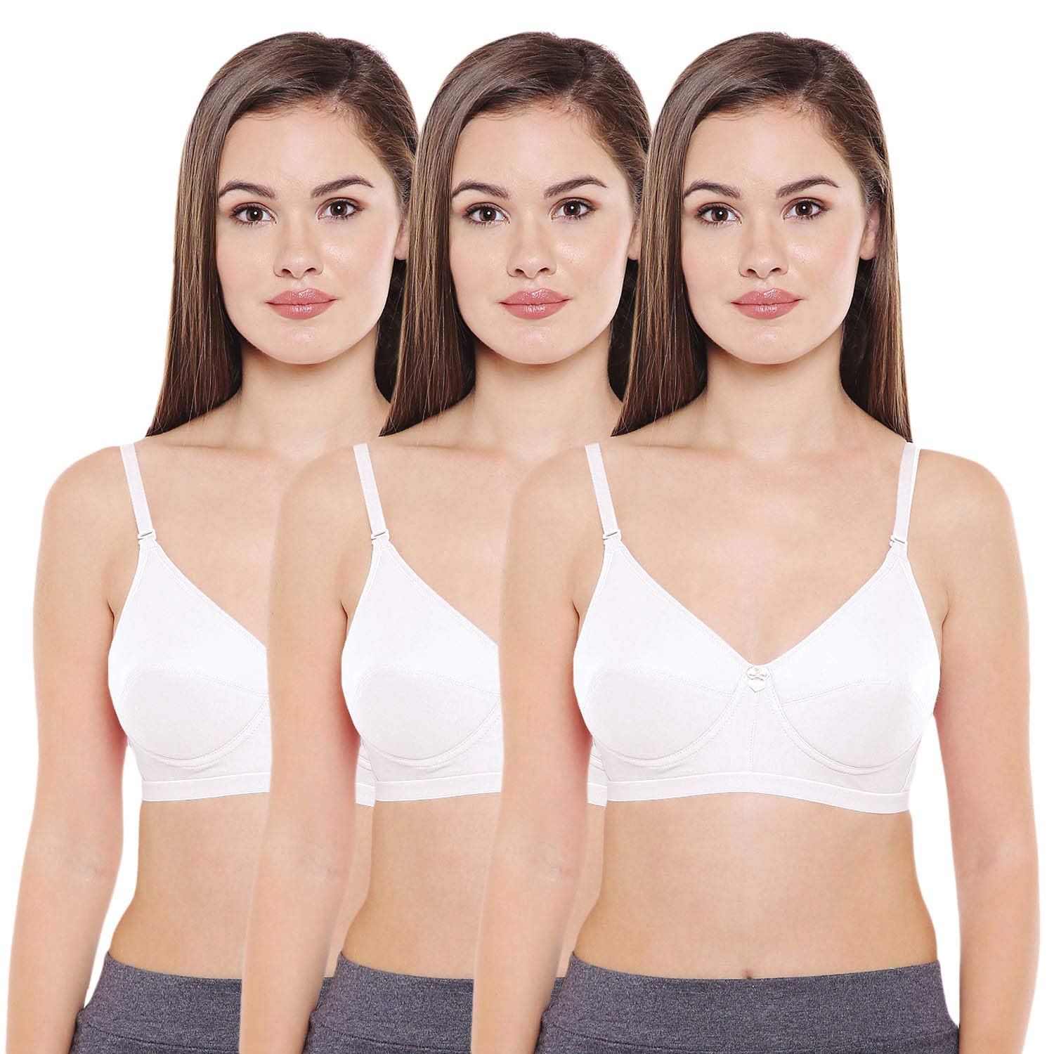 bodycare Women's Cotton Heavily Padded Non-Wired T-Shirt Bra-picture-37