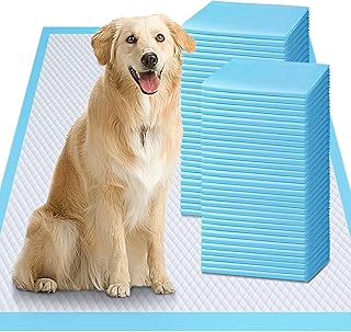 Gimars XXL verdickte 6-lagige, extrem saugfähige Hunde-PIPI-Pads, extra große, auslaufsichere, geruchshemmende Welpen-Trainingspads, schnell trocknende PIPI-Pads für Hunde, Katzen, Haustiere