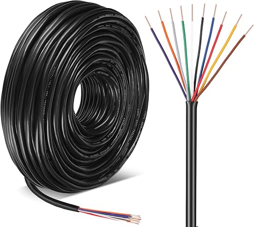 Cable de riego sólido de calibre 18 con revestimiento de PVC resistente a los rayos UV para sistema de riego subterráneo, sistema de control central