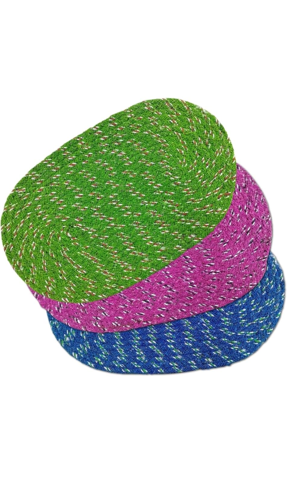 Doormat(Rug) Oval Shape Multicolour 30x50cm | Anti-Slip Soft Absorbent Floor Mat | Washable Indoor Outdoor Entrance Door Rug for Home, Kitchen, Bedroom and Office-image-9