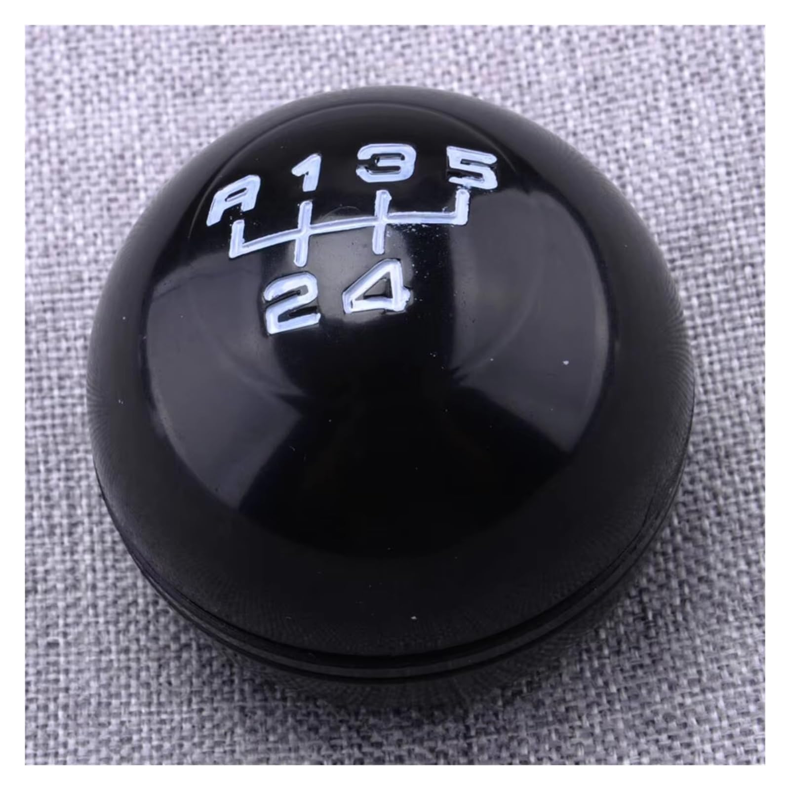 WYLWSHA Shift Gear Knob Cover for Alfa for Romeo for Giulietta 2010+ Car Black 5 Speed Gear Stick Shift Knob Shifter Lever Head 50294565 55346345