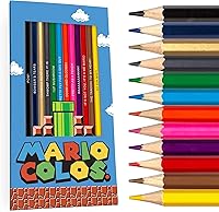 Vista 13 de Lápices de colores de superhéroes – Juego de 12 lápices de parodia con temática de superhéroes con referencias inteligentes con sello de papel