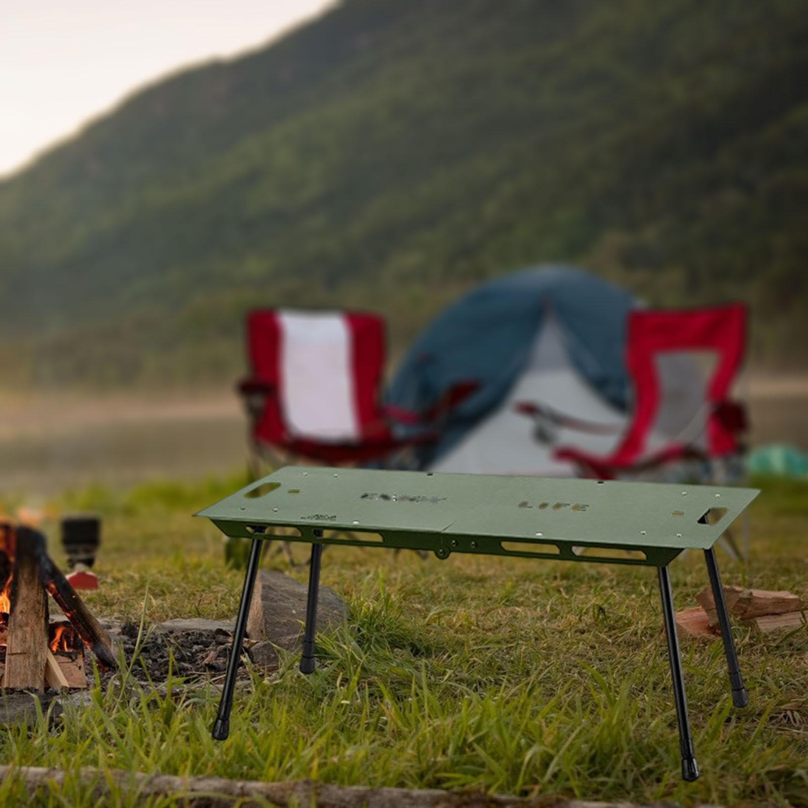Tavolo da picnic portatile facile da installare, in lega di
