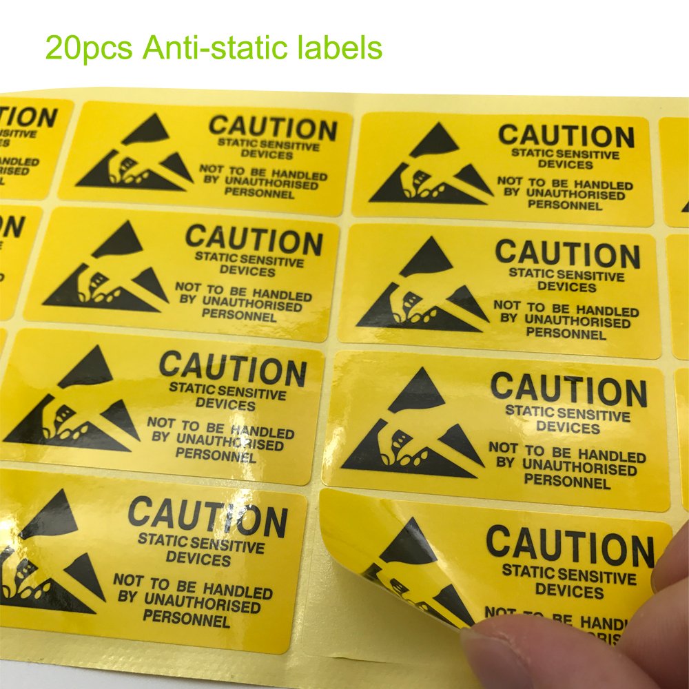 AntiStatic Bag Large ESD Shielding Bags 10pcs Open Top (12X16inches) and 10pcs ziplock (5.9X7