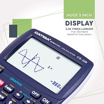 CATIGA Graphical Calculator, Multi-Mode Graphing Calculator, Student Scientific Calculator, High School or College Course Calculadora Cientifica CS-229
