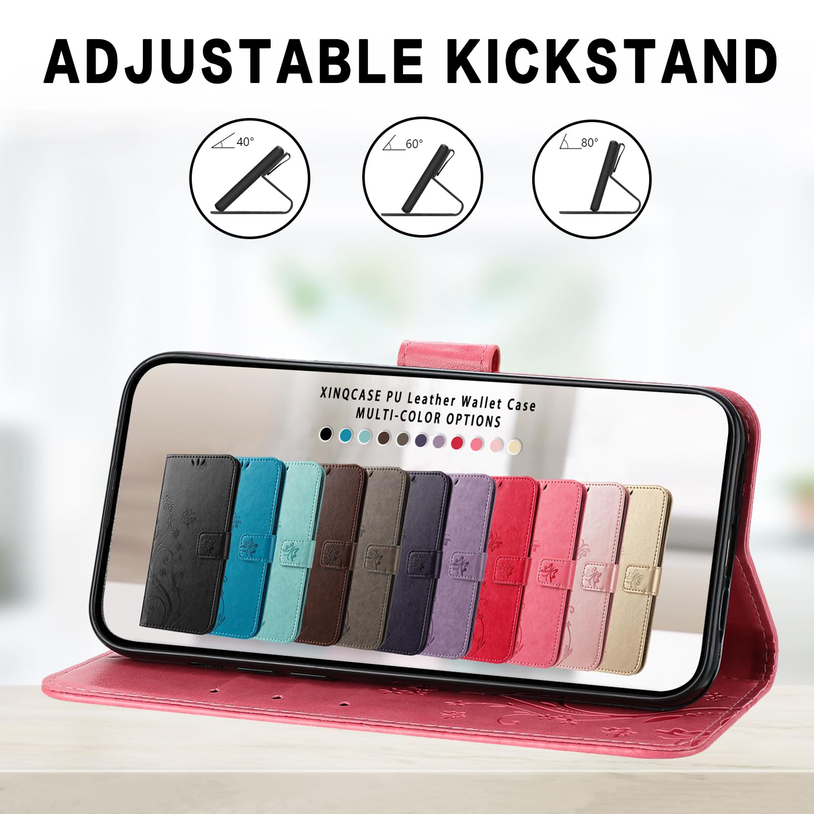 GOKEN Cover per Xiaomi Redmi Note 10 PRO (6.67), Custodia Folio in