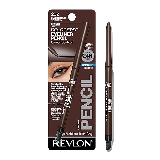 COLORSTAY EYELINER PENCIL CARD BLACK BROWN