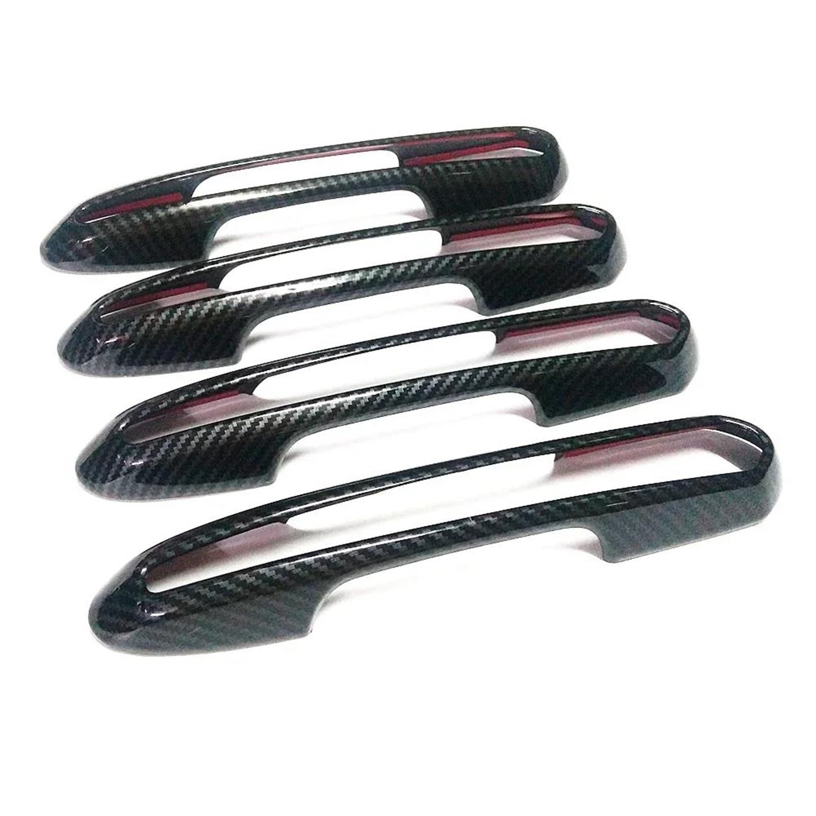 Dtasmbd Black 3 Exterior Side Door Handle Protective Covers Car Exterior Door Handle Cover For For Rav4 For Rav 4 2019-2025 Protection Covers Trim Auto(Black 3)