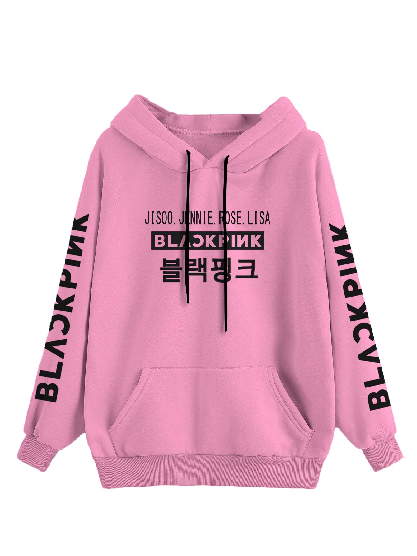 funky monkey K-pop Long Sleeve Printing Hooded Sweatshirt Pull on 300 GSM Fleece-picture-36