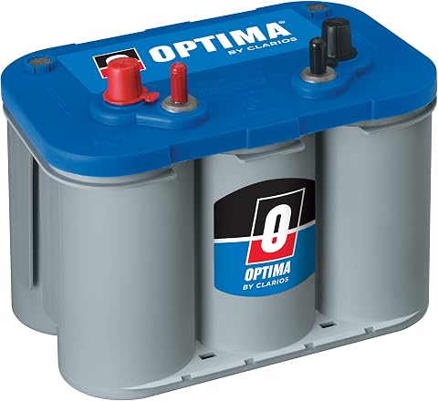 OPTIMA Batteries High Performance D34M BlueTop Dual Purpose Deep Cycle and Start