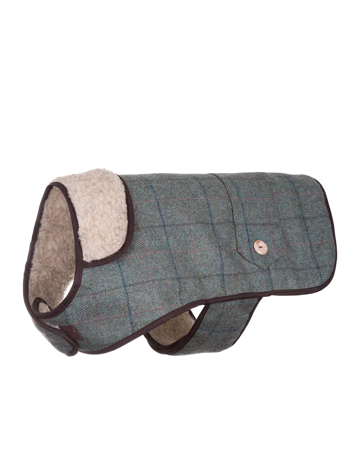 Rydale Country Pet Stylish Dog Coat Tweed Jackets Green Brown Winter Coat (16", Kate Tweed) โ image 1
