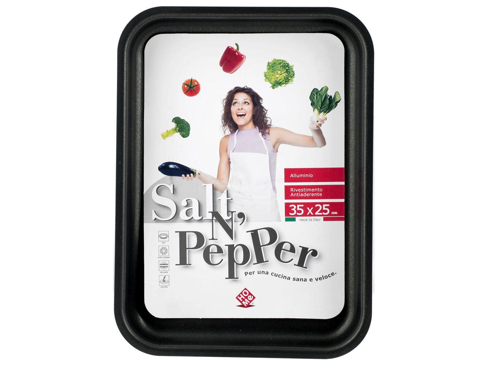 Home Salt N'Pepper Aluminiowa blacha do pieczenia, powłoka nieprzywierająca, 35x25 cm