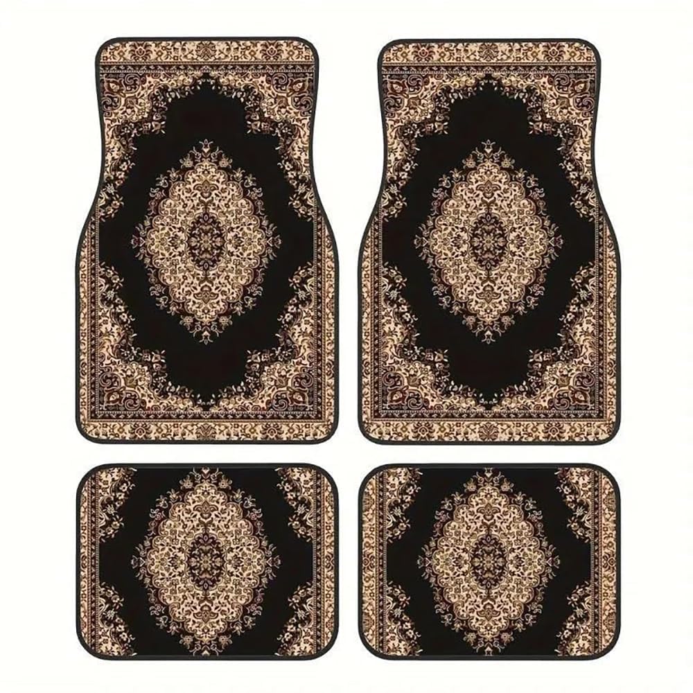 TFIUMCRGW For Volvo PV 544 1957 Car Mats, Heavy Duty Car Floor Mats All Weather Waterproof Car Carpets Front Rear interior protectors 4Pcs Set,C