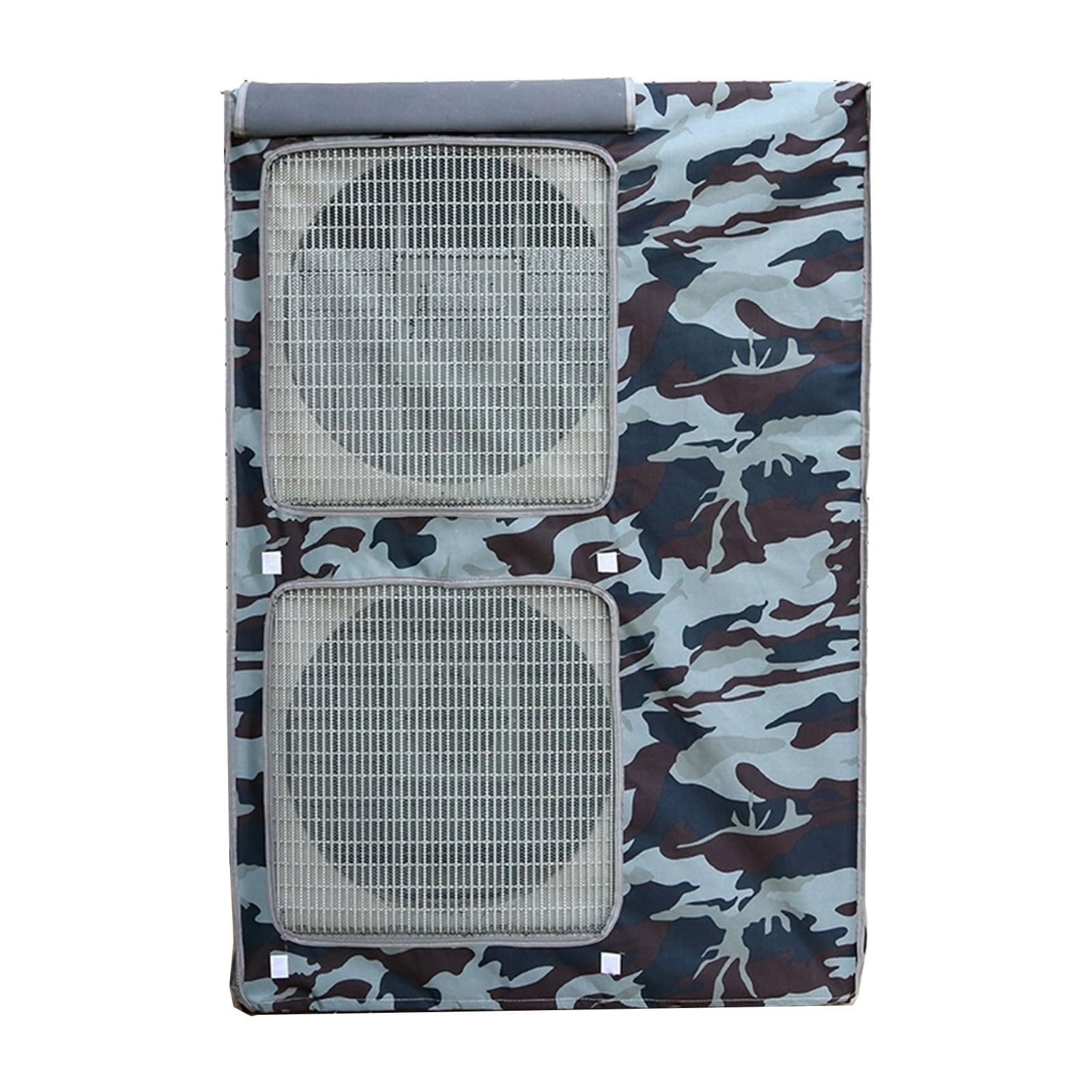 Funda Aire Acondicionado Exterior Central, Funda para Aire Acondicionado Exterior, Material Oxford 600D, Impermeable, Resistente Al Sol y Al Viento(Gray,96x36x136cm)
