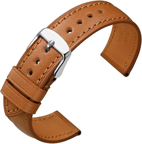 ANNEFIT Watch Bands 20mm, Premium Italian Full Grain Leather Watch Straps for Me