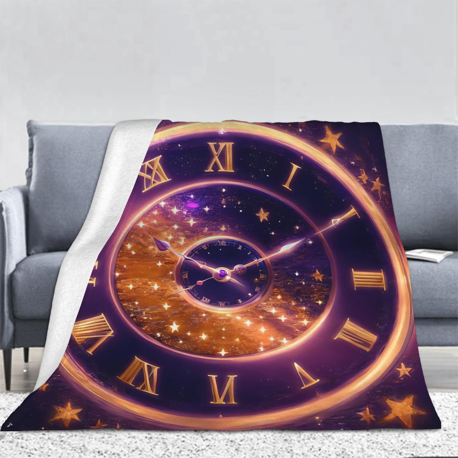 Manta de Franela Geométrico 180x200 cm Manta de Franela de Microfibra Sueño Manta de Felpa Suave para Sofá Cama Manta Polar Invierno Gruesa y Esponjosa Caliente