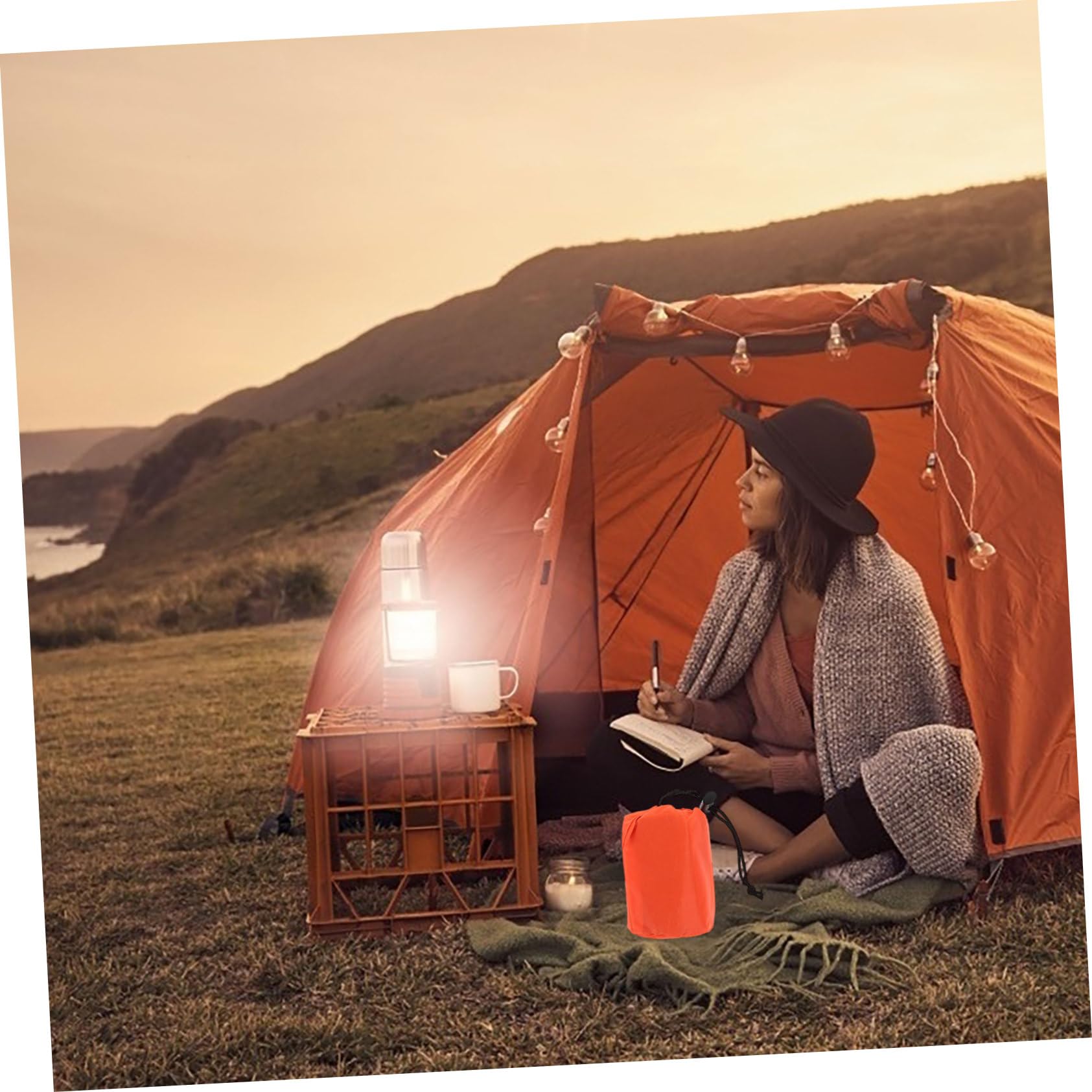 Toyvian 3juego Saco Vivac De Emergencia Saco De Dormir Térmico Portátil para Acampar Al Aire Refugio De Emergencia para Senderismo con Bolsa De Almacenamiento