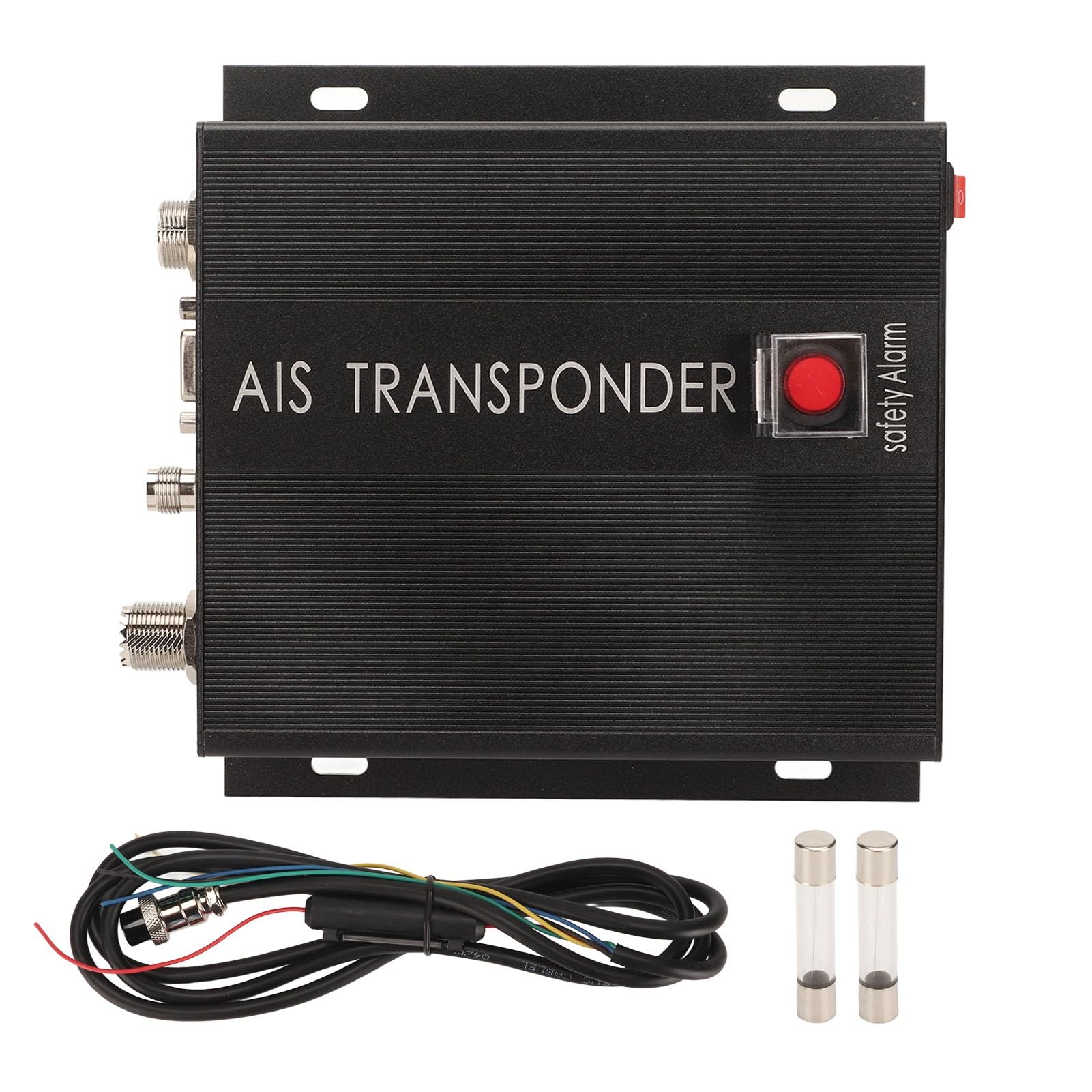 Tonysa AIS-Transceiver für Marine, 156,025-162,025 MHz DSC-Empfang, Zweikanal, AIS-GPS-Empfänger-Transponder mit Alarm und LED-Anzeige