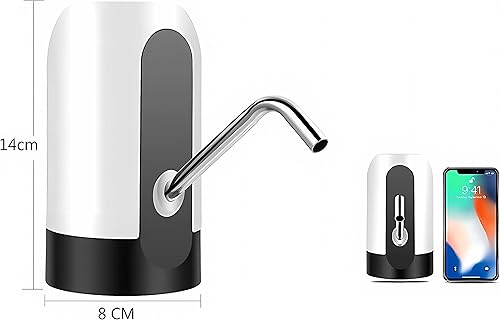 Miniatura 7 de Dispensador de agua para botella de 5 galones, dispensador de agua inalámbrico USB para niños, dispensador de agua portátil de 5 galones,
