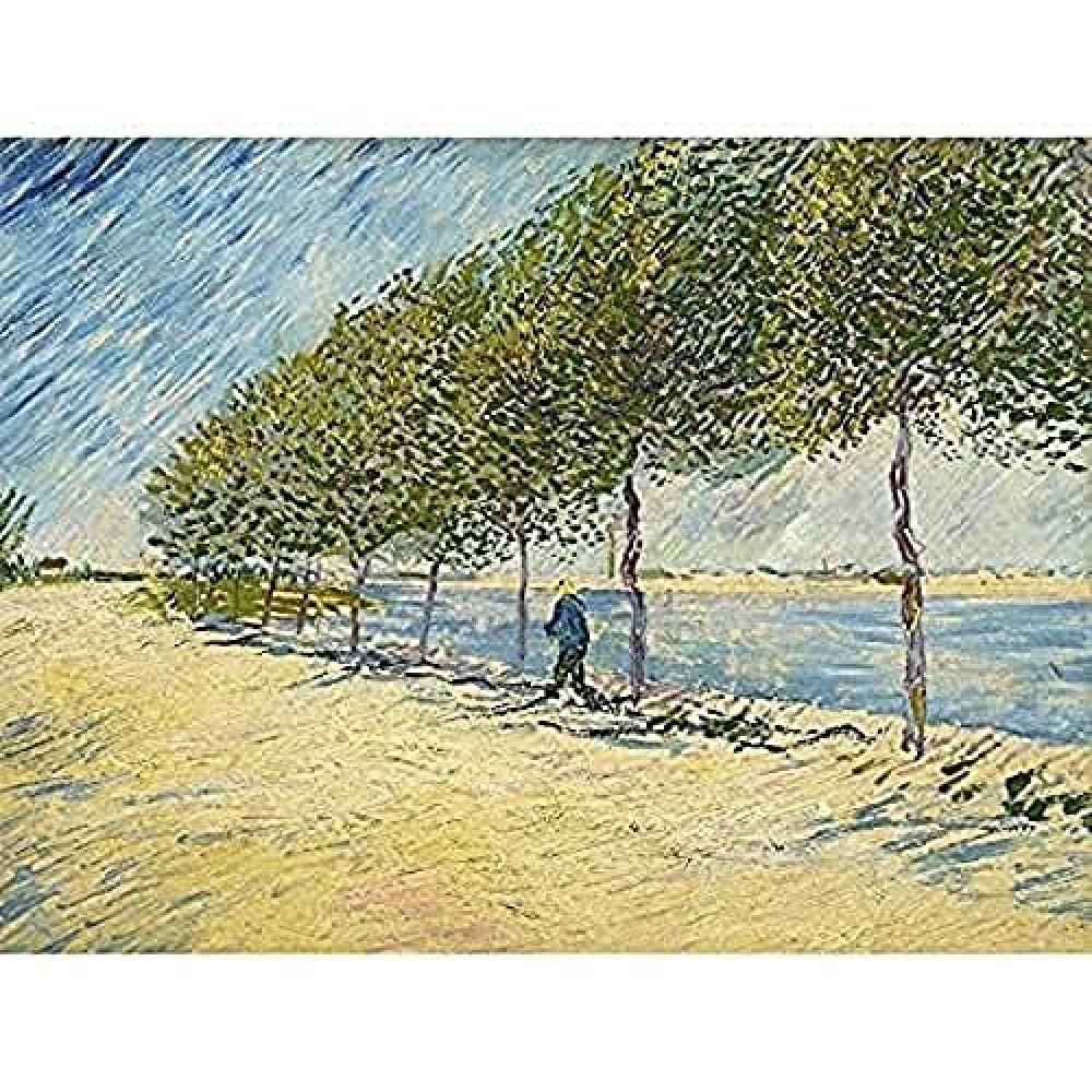 Vincent Van Gogh Langs De Seine Wandkunstdruck, ungerahmt