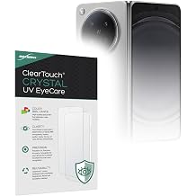 BoxWave Screen Protector Compatible with Oppo Find N6 - ClearTouch Crystal Anti-UV EyeCare 2-Pack, Filters Out Harmful Blue Light Reduce Fatigue