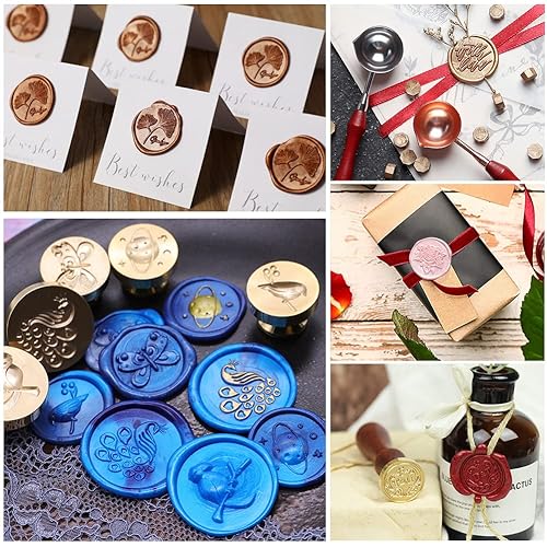 Miniatura 10 de 40 barras de cera negra, 40 varillas de cera de sellado de pistola de pegamento prémium para sello de cera, perfectas para invitaciones de boda,