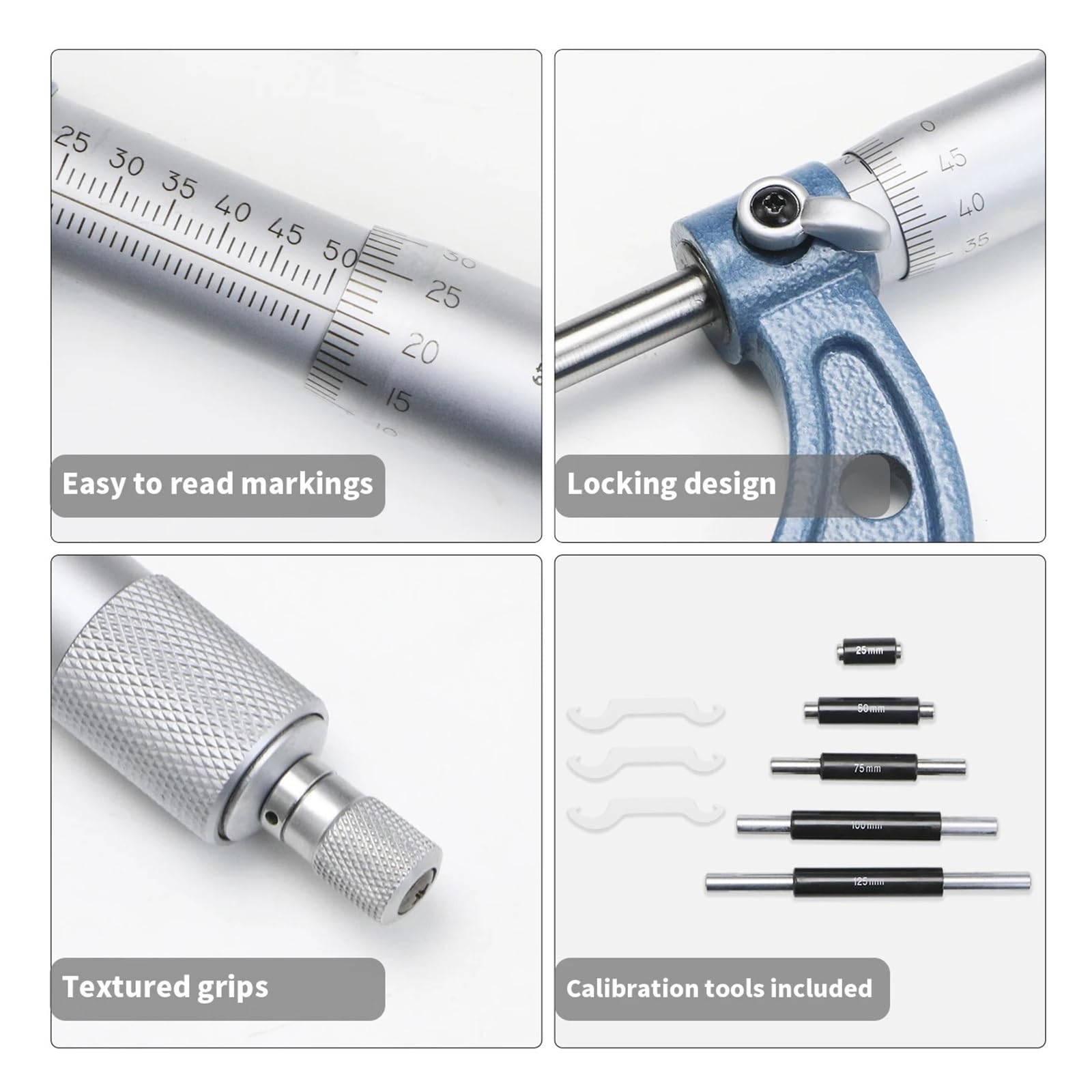 6 sztuk 0-150mm 0.01mm zestaw mikrometrów zewnętrznych narzędzie mechanika dokładność zestaw mikrometrów węglikowych ze standardami grzechotką Zmierz wszystko