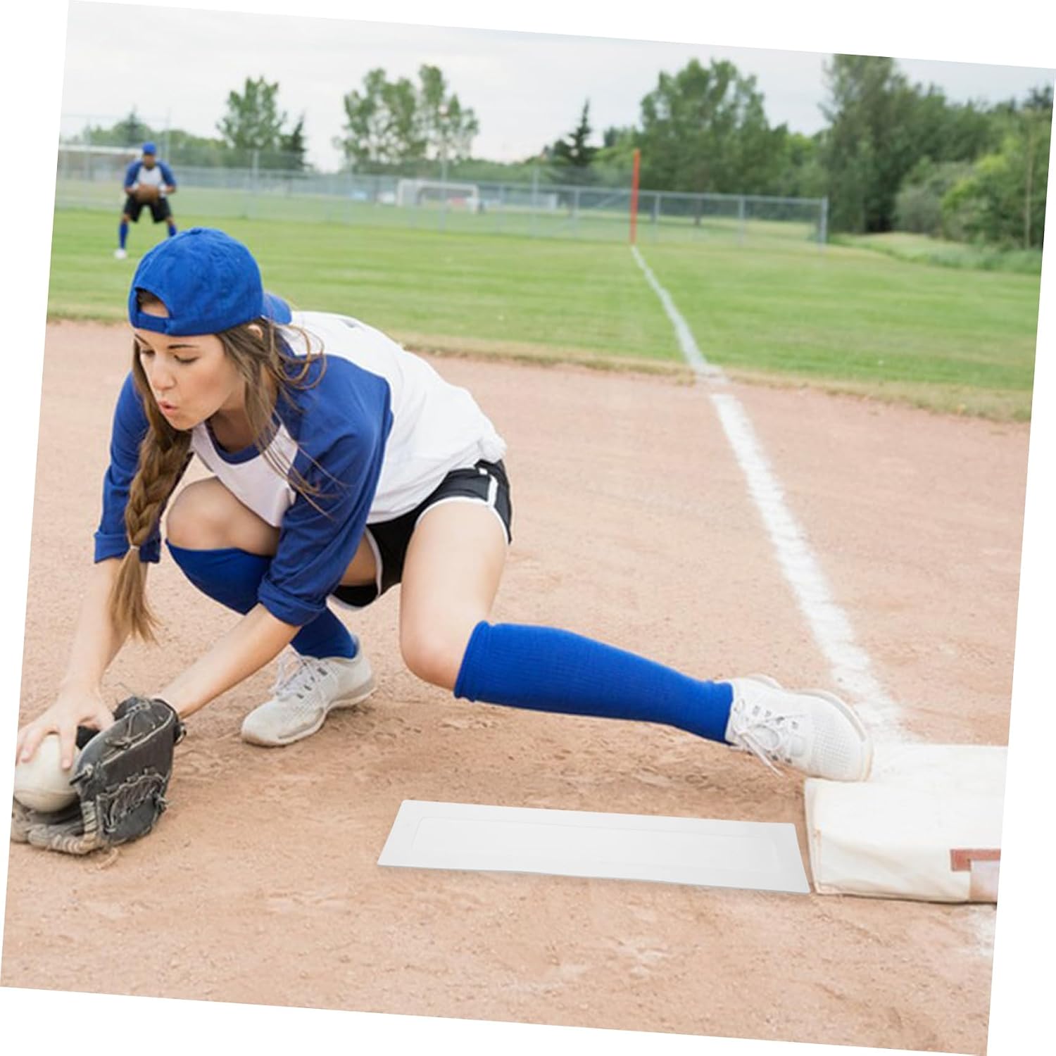 Baseball Training Board Pitcher Markers for Practice Home Plate Carpet Markers Training Equipment for Gym Floor Decorative for Party