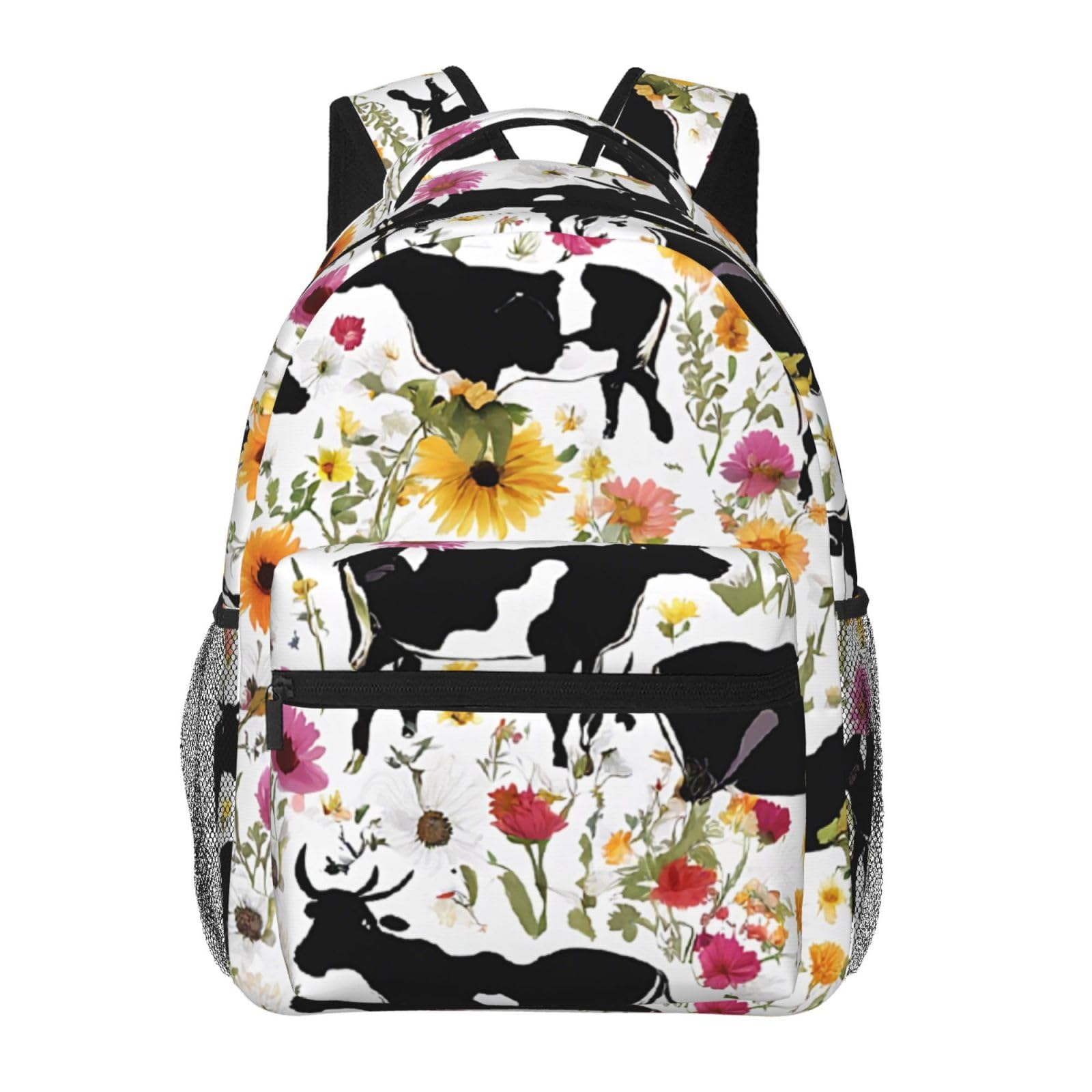 Sac à dos décontracté pour ordinateur portable scolaire fille Noir - 3