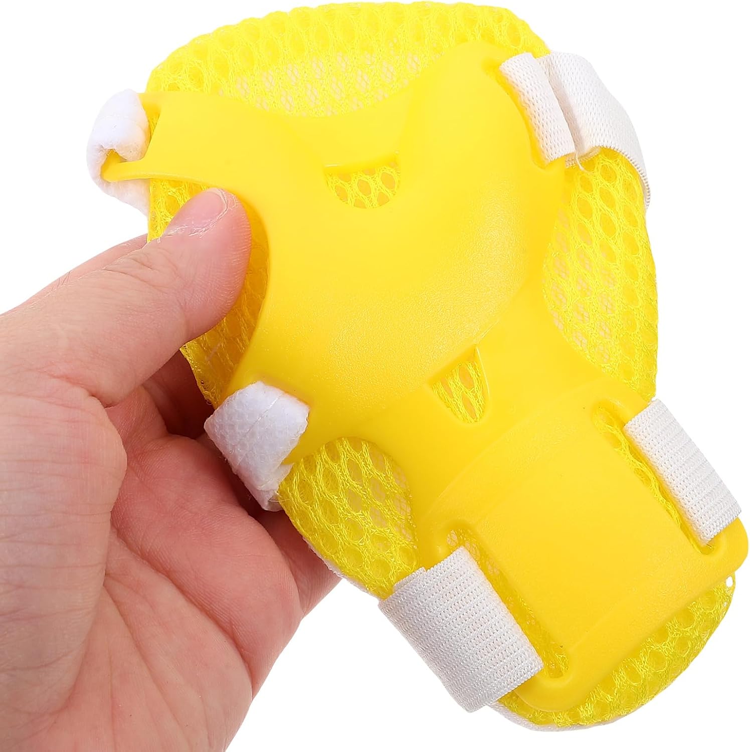 TOYANDONA Knee Pads Elbow Skate Pads Cycling Skateboard Skating Protective Gear Wrist Guards for Children Outdoor Sports Protector Set(Yellow) image 3 of 9 B08BJ35TDM
