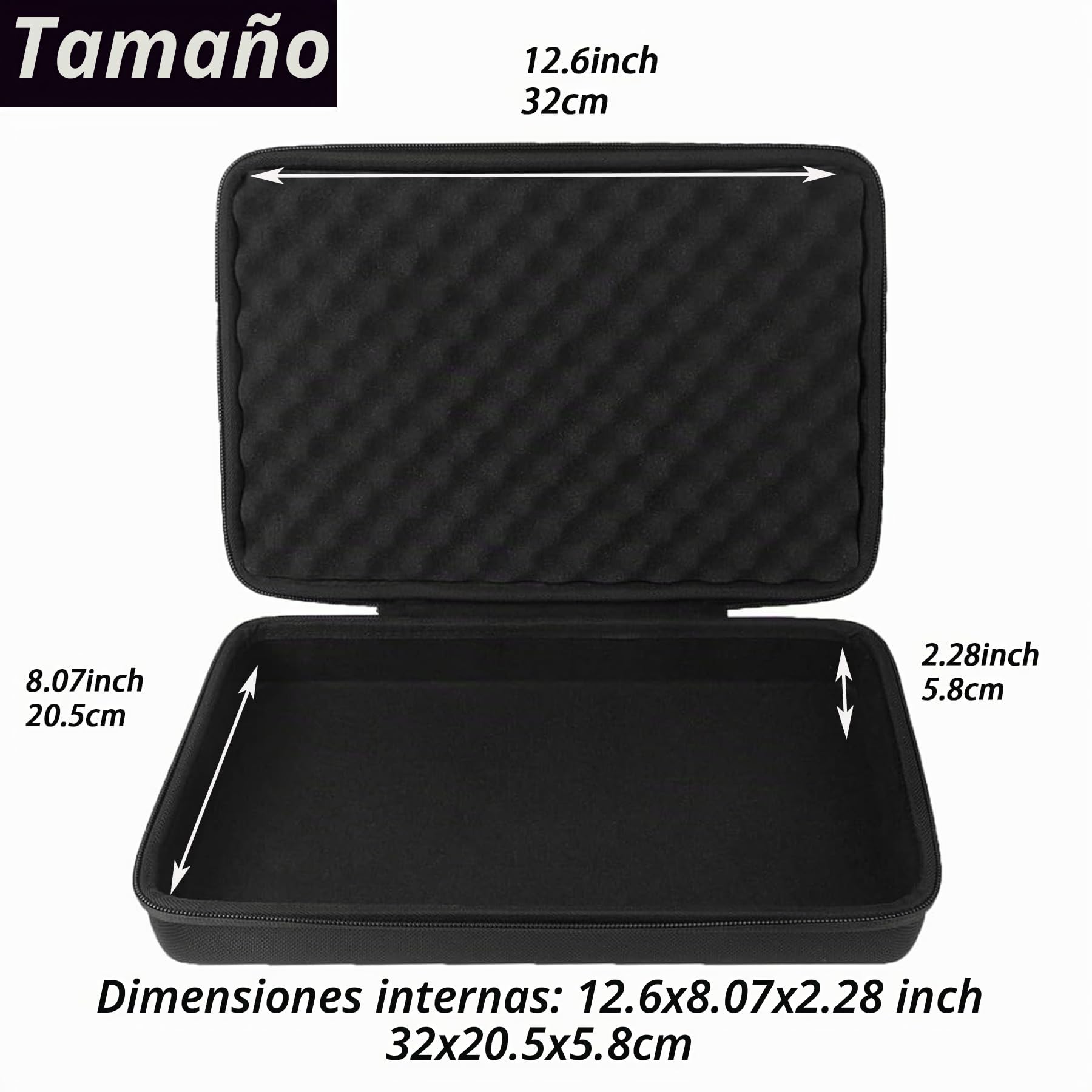 Khanka Funda de transporte para teclado profesional AKAI MPK Mini MKII MK2/Mini Play de 25 teclas MIDI portátil, con espuma suave