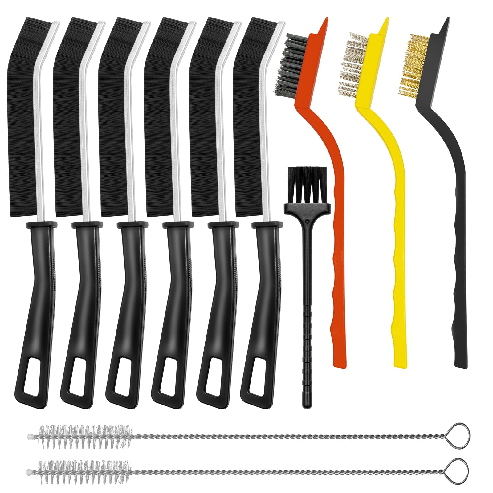 Crevice Cleaning Brush Set,Hard Bristle Grout Scrub Brushes,Household Cleaning Brushes,Gap Cleaning Supplies Home Essentials for Kitchen,Toilet,Bathroom,Bathtub,Sink,Window Track,Gi-ft for Women Men