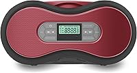 Core Innovations Portable Bluetooth CD Boombox with FM Radio, CD Player, AUX & USB - Versatile Wireless Music Anywhere