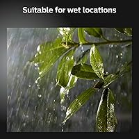 Vista 9 de Philips Hue Econic Up - Lámpara de pared inteligente para exteriores, negra - Bombilla LED de cambio de color E26 blanco y ambiente de color - 1