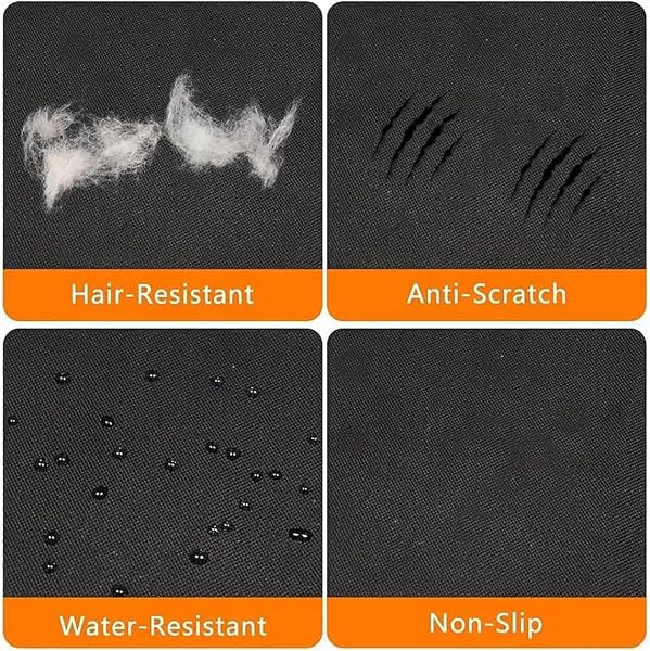 ELECTROCNT Dog Car Boot Liner Protector for Toyota C-HR PHEV (seit 2024), Waterproof Anti-Scratch Tear-Resistan Washable Trunk Cover Mat Travel - 4