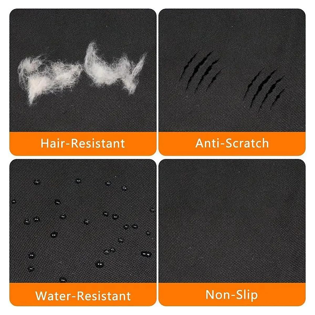 ELECTROCNT Dog Car Boot Liner Protector for Toyota C-HR PHEV (seit 2024), Waterproof Anti-Scratch Tear-Resistan Washable Trunk Cover Mat Travel — view 4