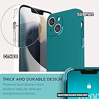 Vista 144 de SURPHY Compatible con iPhone 13 Mini Funda con Protector de Pantalla, (Protección de Cámara y Forro de Microfibra Suave) Funda de Teléfono