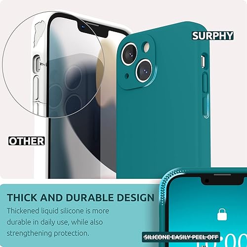 Miniatura 144 de SURPHY Compatible con iPhone 13 Mini Funda con Protector de Pantalla, (Protección de Cámara y Forro de Microfibra Suave) Funda de Teléfono