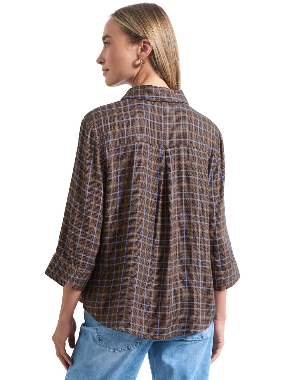 Street One 3413579 Camicia a Maniche a 3/4 con Motivo Donna