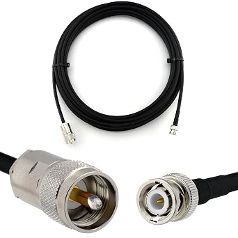 10m BNC Male to PL259 Coaxial Cable HF-240 Coax Cable LMR 240 Equivalent Low Loss Lead 50 Ohm Extension Cable
