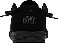 Vista 89 de Hey Dude Wendy - Zapatos de mujer, mocasines sin cordones para mujer, cómodos y ligeros Blanco brillante elástico