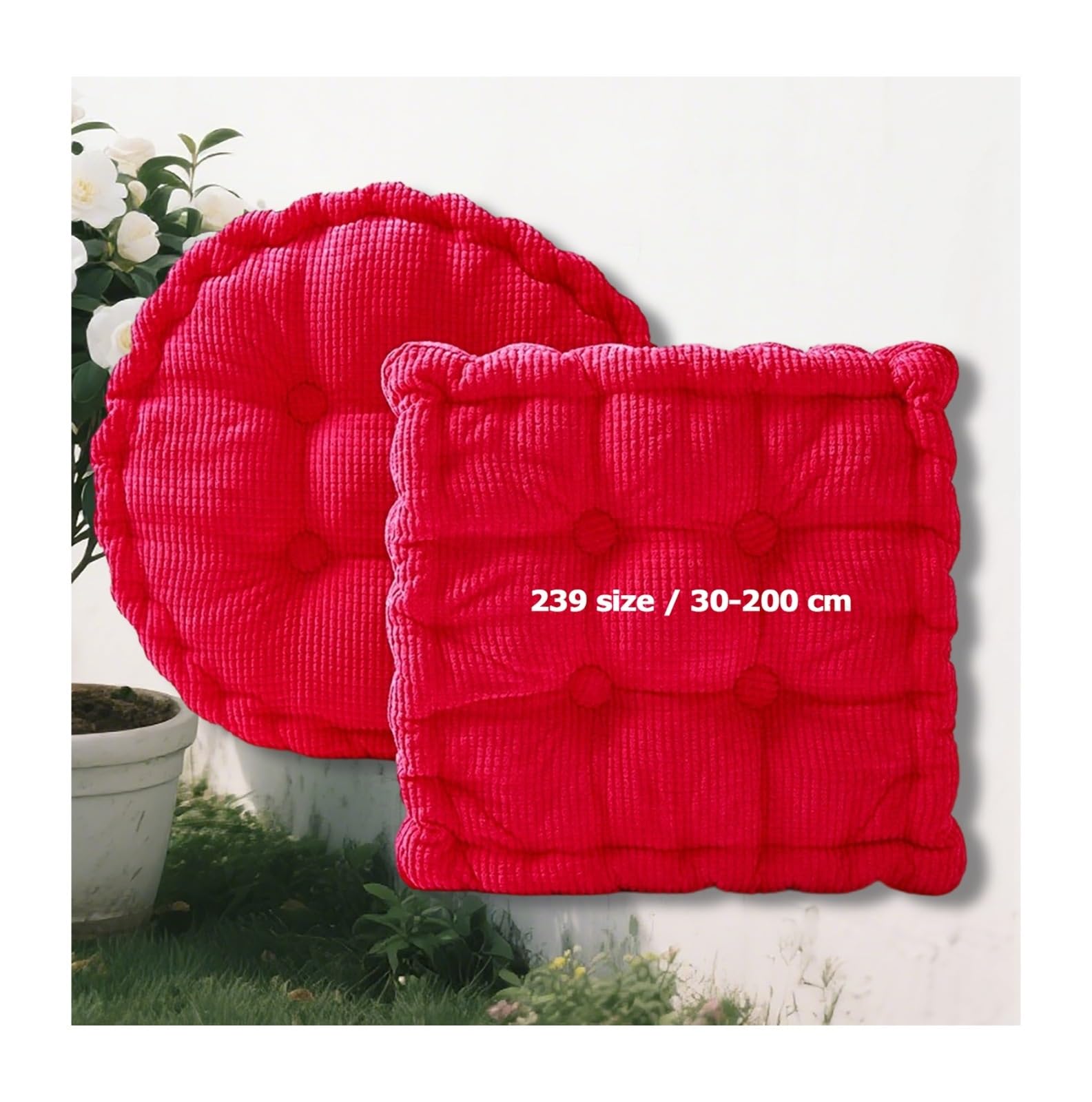 Cuscino Panca Personalizzato 140x40 90x50 100x50 150x40 Panche da Esterno Cuscini Giardino Pallet per Panchina Interno Mobili Rattan Sedie Cucina Divano Rotondo Rettangolare Quadrati(Rosso,50x120 cm)