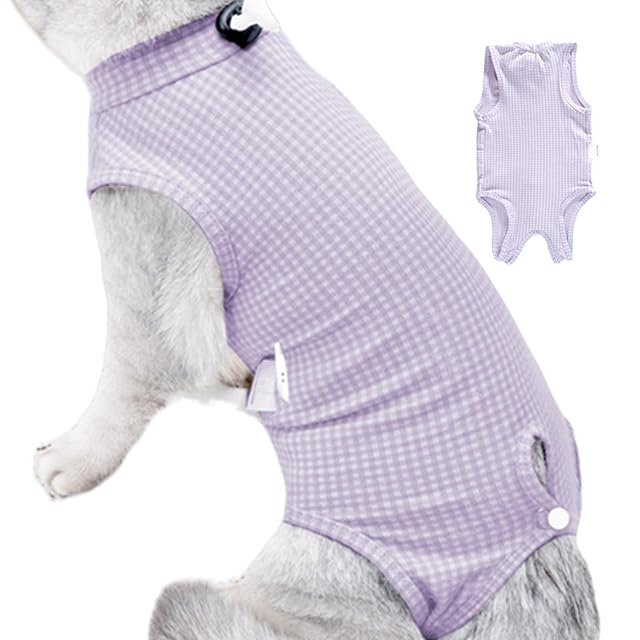 Foto 6 de 8 de Traje de recuperación para Gatos, Traje de recuperación para,Mujer Gato Onesie para esterilización